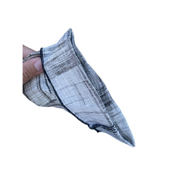 Cynthia Ashby Women's L Large gray plaid Linen longsleeve button up dress - Picture 5 of 13